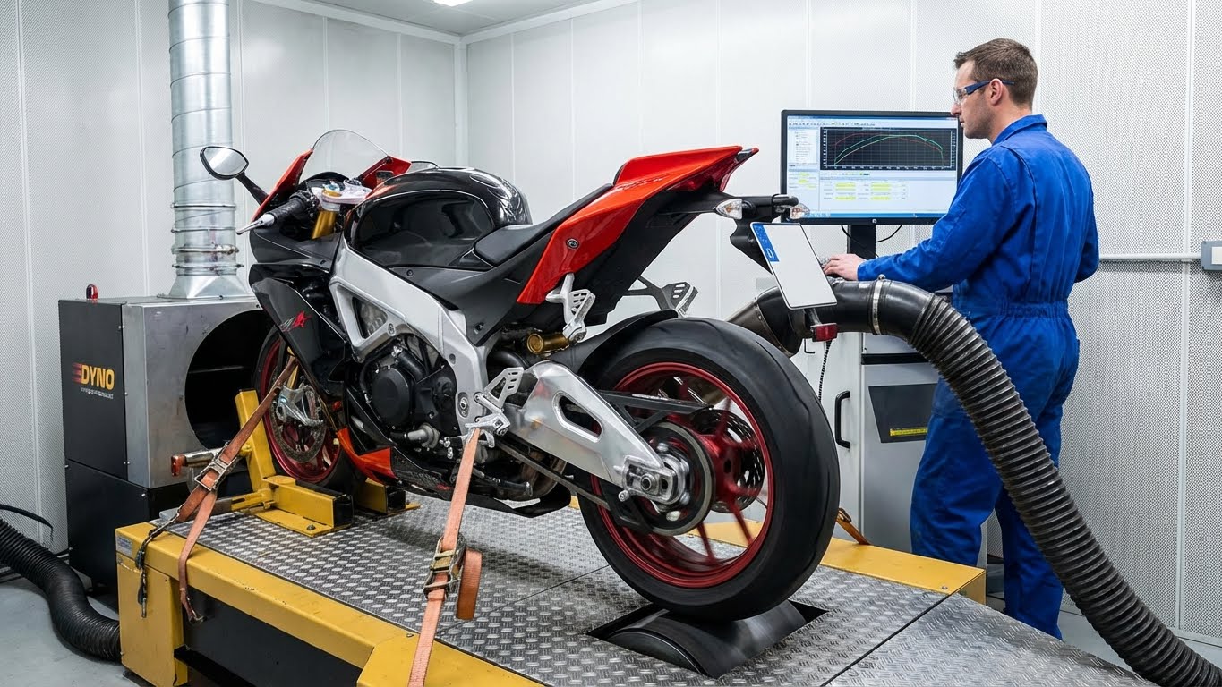 Motosikletler İçin Profesyonel Dyno Testi & Gerçek Performans Ölçümü