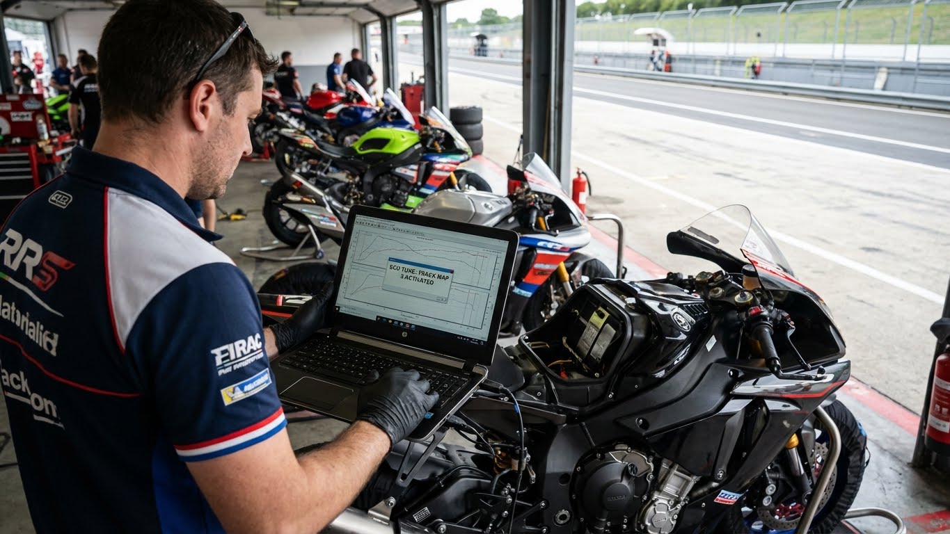 Motosiklet Yarış (Pist) Performans Ayarları & Racing ECU Optimizasyonu